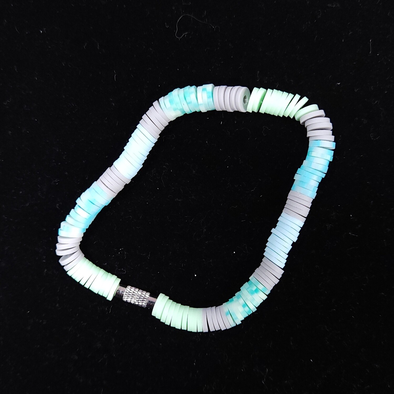 Green and Gray Bracelet