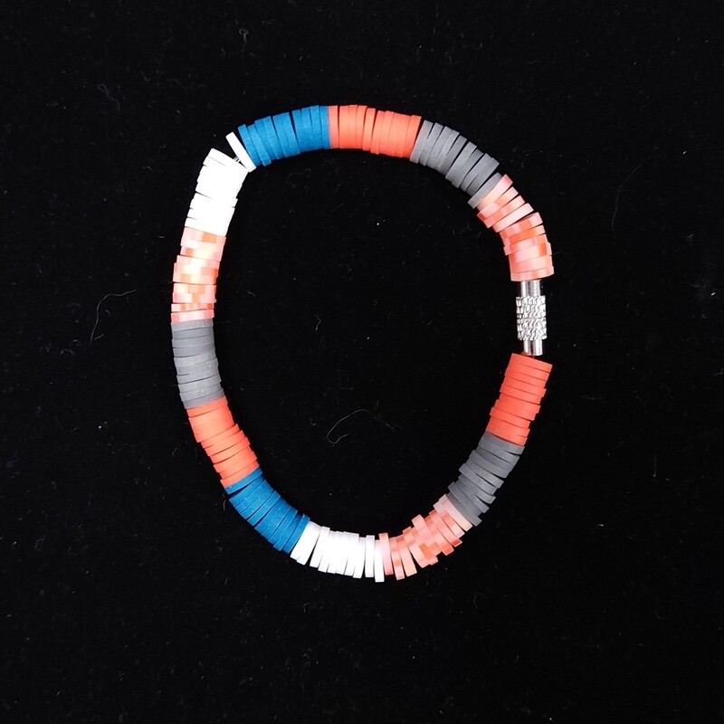 Orange and Blue Bracelet