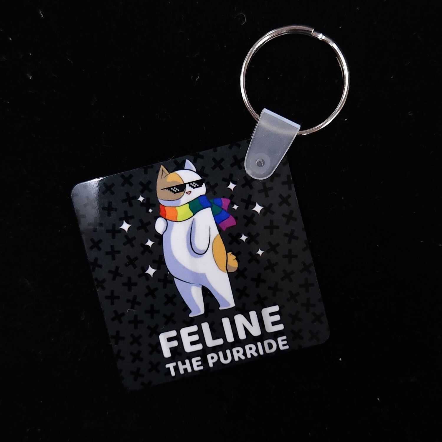 Feline Purride Keychain