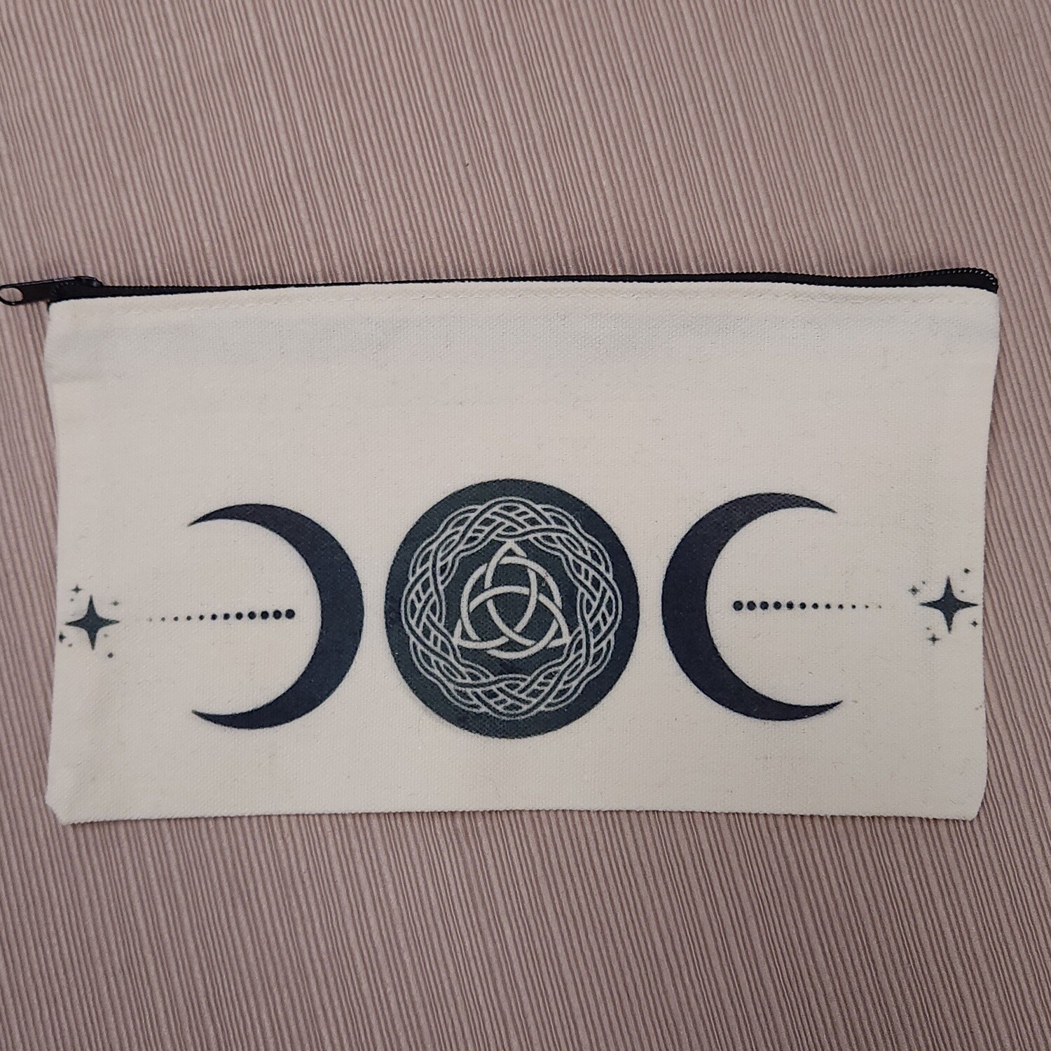Triple Moon Triquetra Pouch