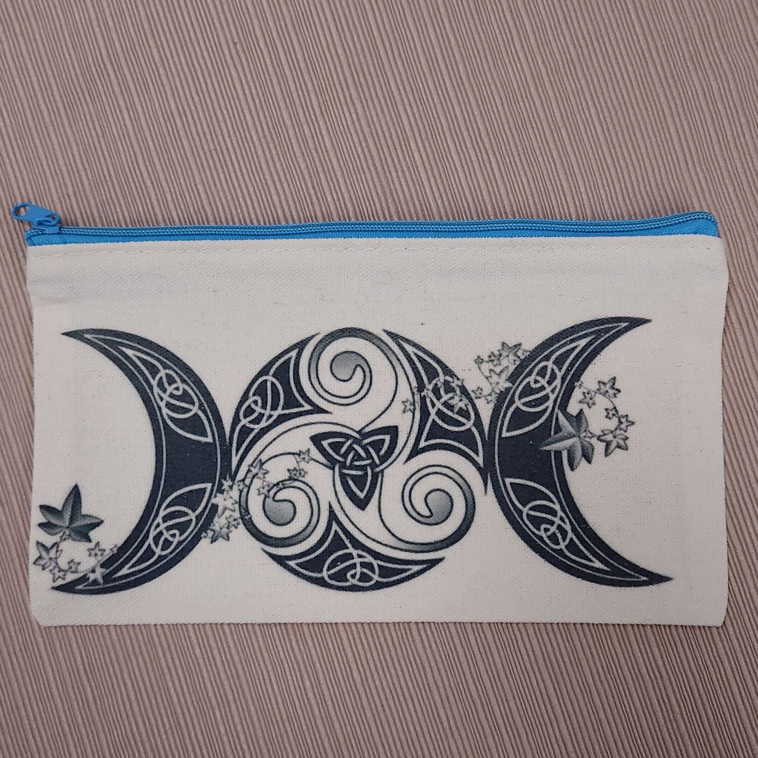 Triple Moon Triskele Pouch