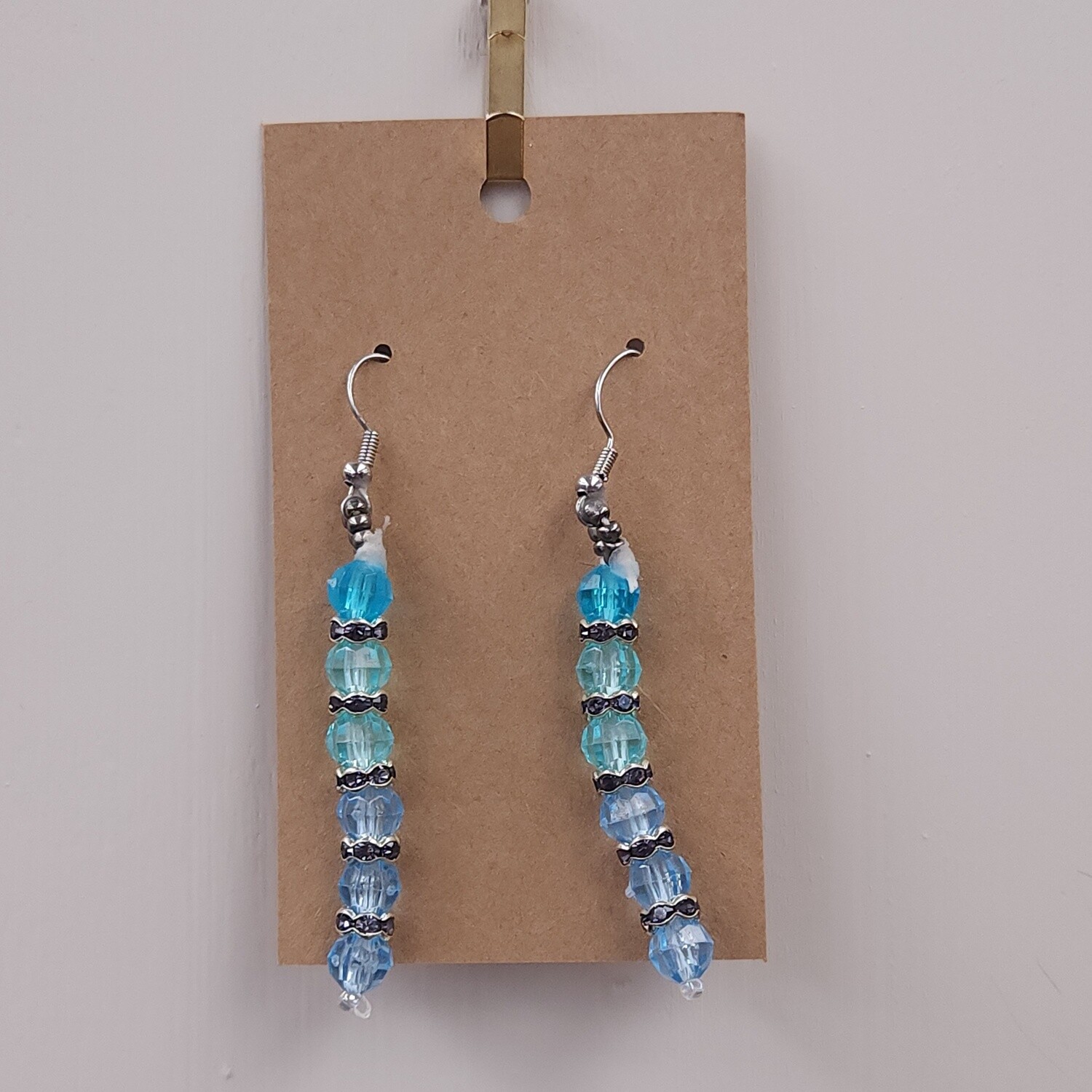 Ocean Blue Dangle Earrings