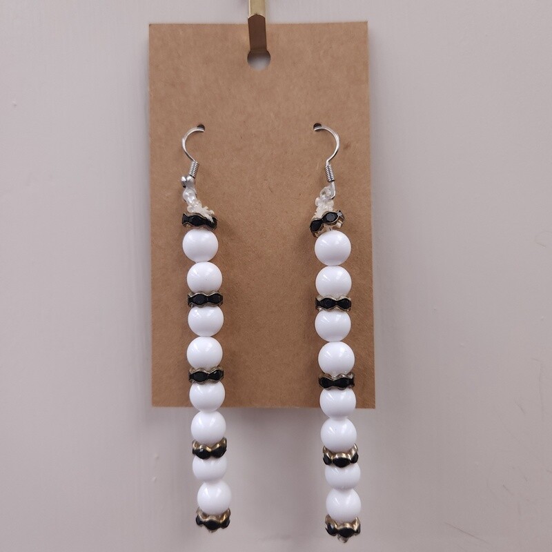 White Bubble Earrings
