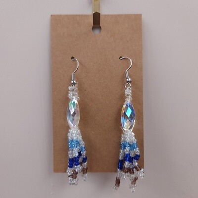 Blue Fairy Dangle Earrings