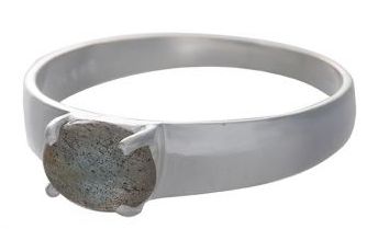 Labradorite Cabochon Ring