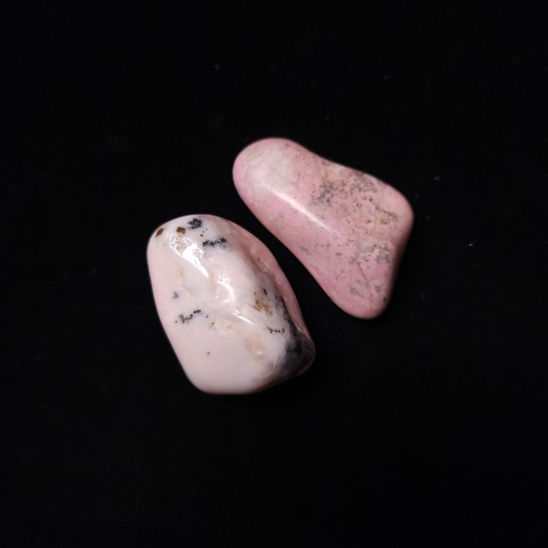 Pink Opal Palm Stone