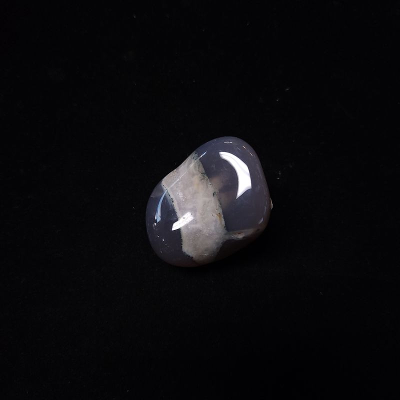 Natural Agate Palm Stone