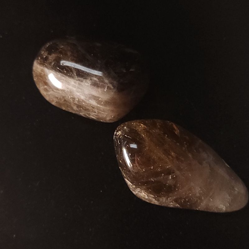 Smoky Quartz Palm Stones