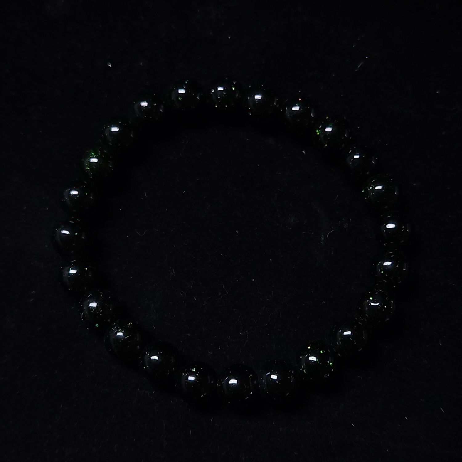 Green Goldstone Bracelet