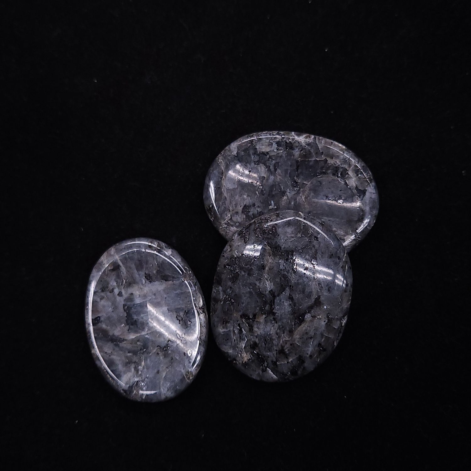 Larvikite Worry Stone