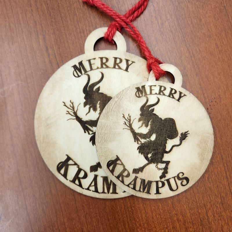 "Merry Krampus" Ornaments