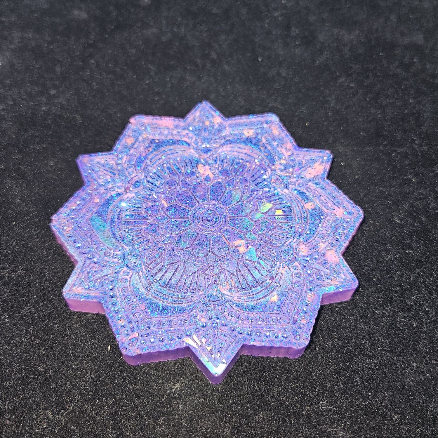 Celestial Prism Mandala Coaster