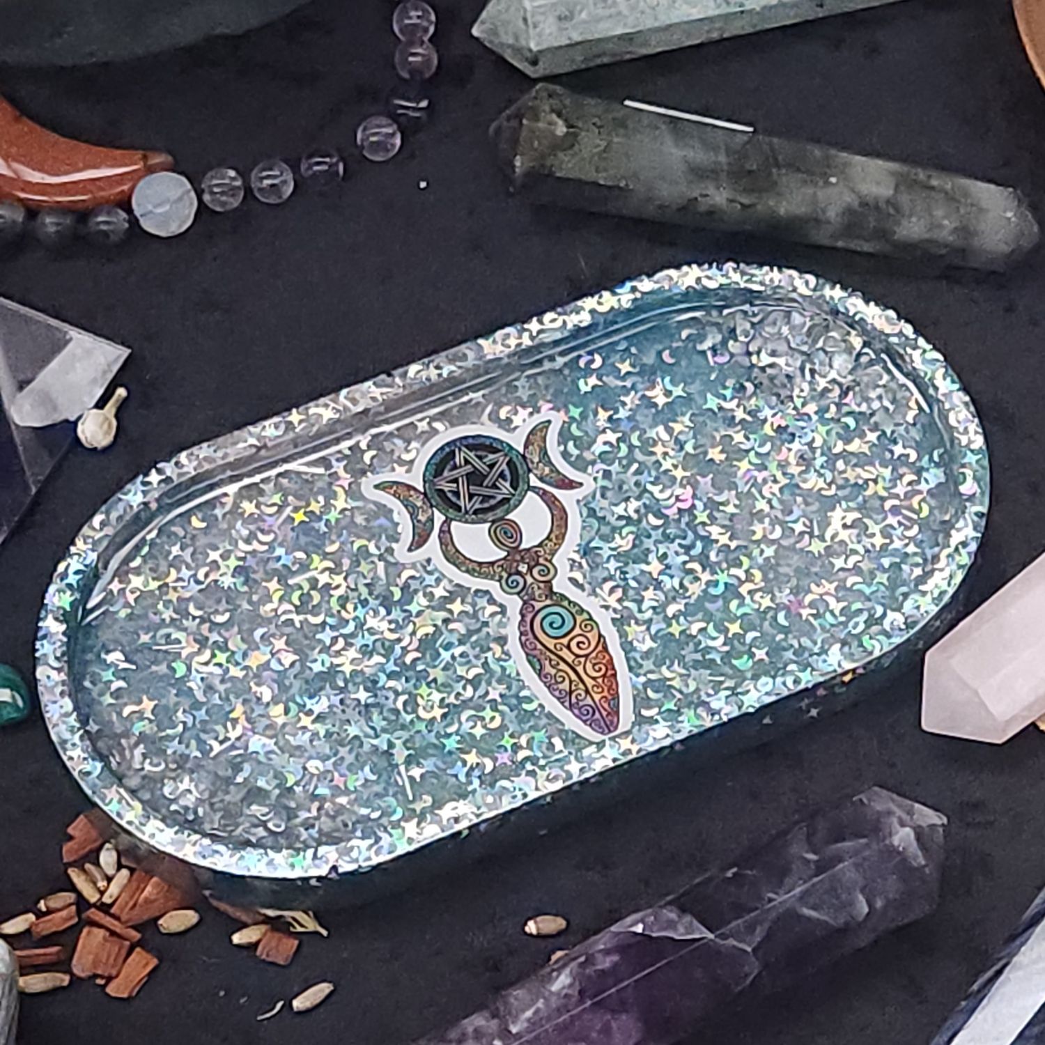 Celestial Goddess Resin Tray