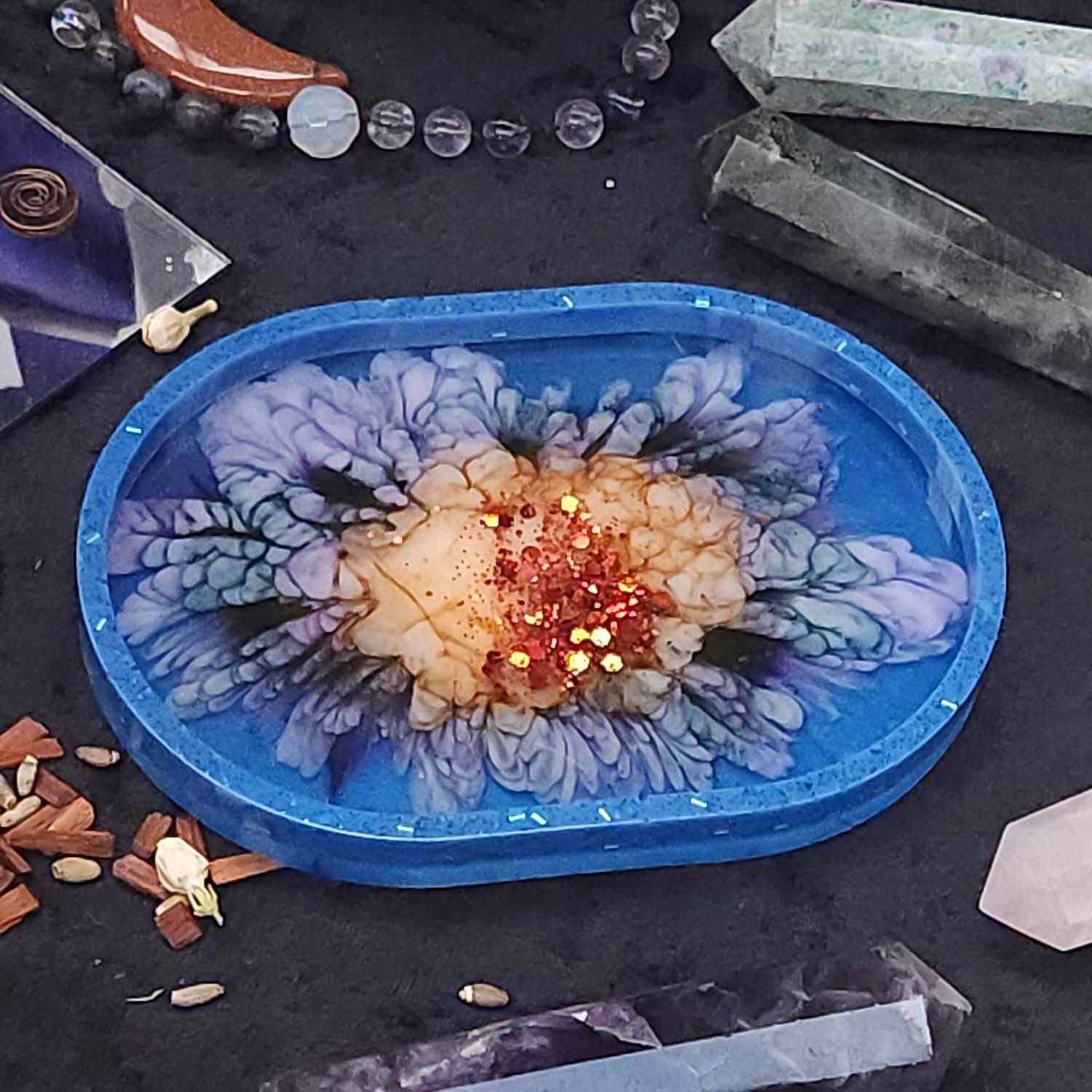 Blue Resin Tray