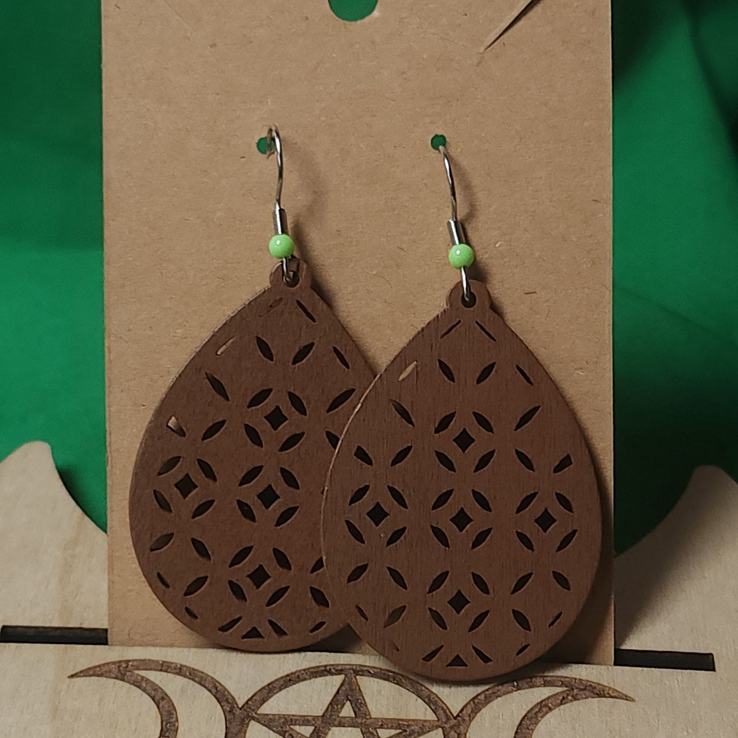 Sacred Geometry Drops — Green Heart