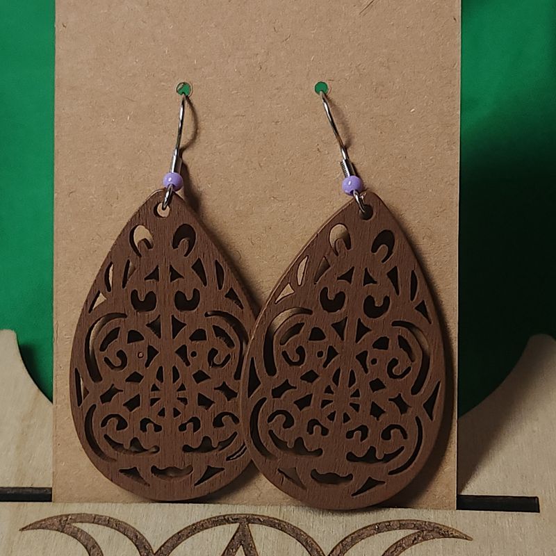 Mystic Filigree Drops — Lavender Veil