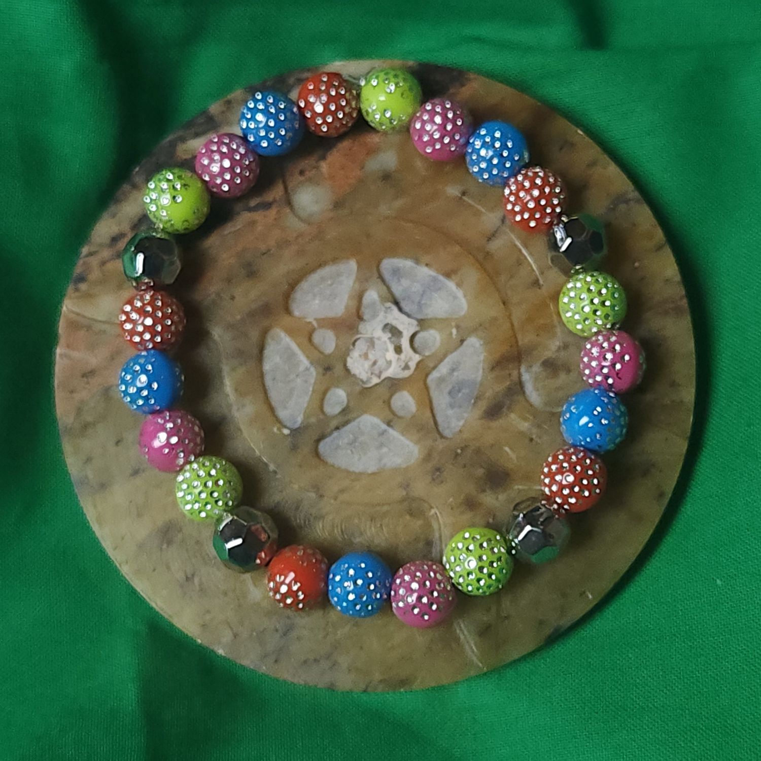 Glitterpunk Bracelet — Technicolor Clash