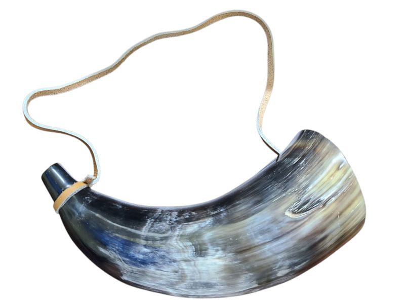 Buffalo Blowing Horn
