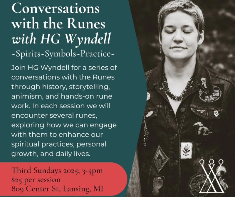 Conversations with the Runes: Monthly Workshop with HG Wyndell