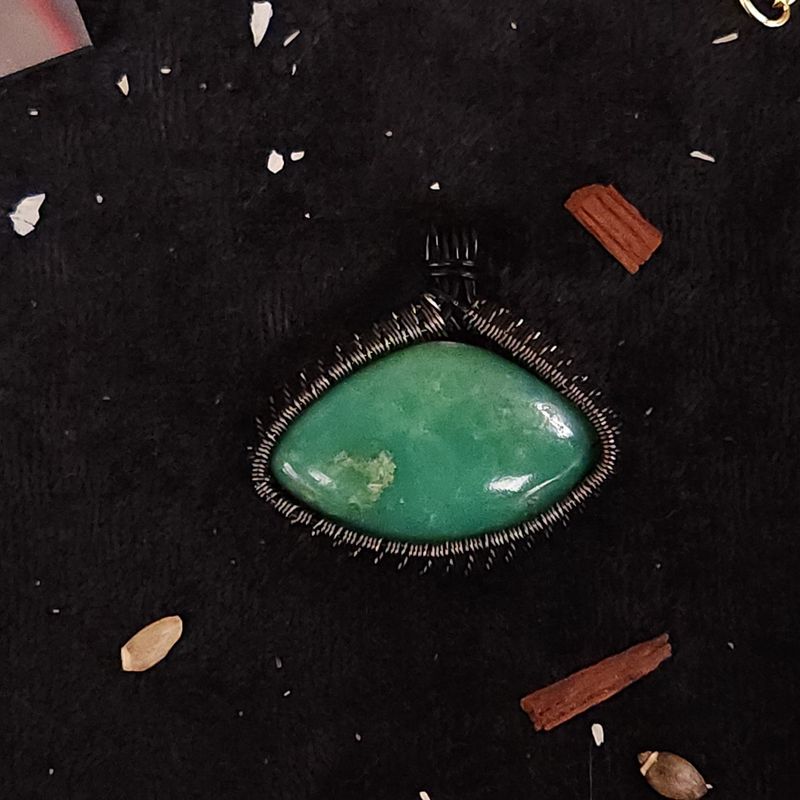 Greenfire Promise Chrysoprase Pendant