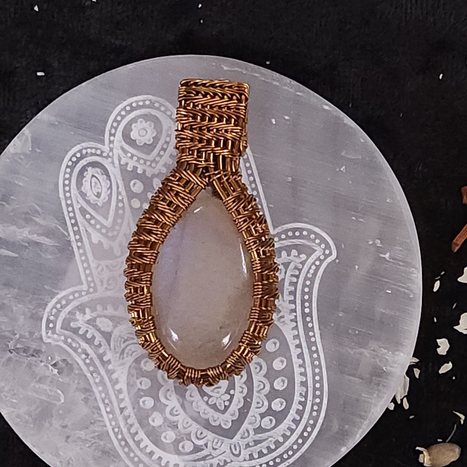 Moonwell Tear Moonstone Pendant