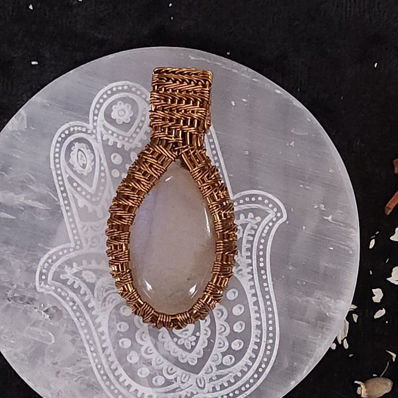 Moonwell Tear Moonstone Pendant