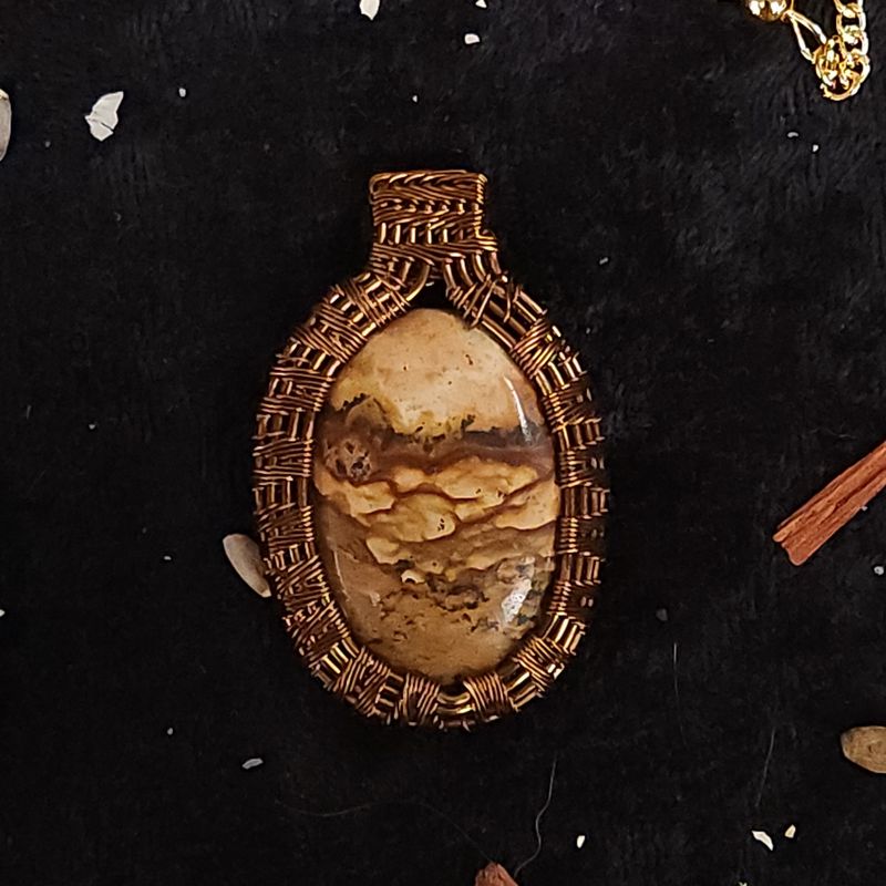Desert Oracle Jasper Pendant