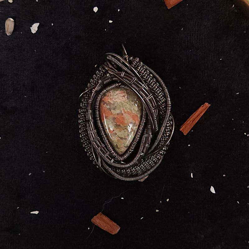 Hearthkeeper Unakite Pendant