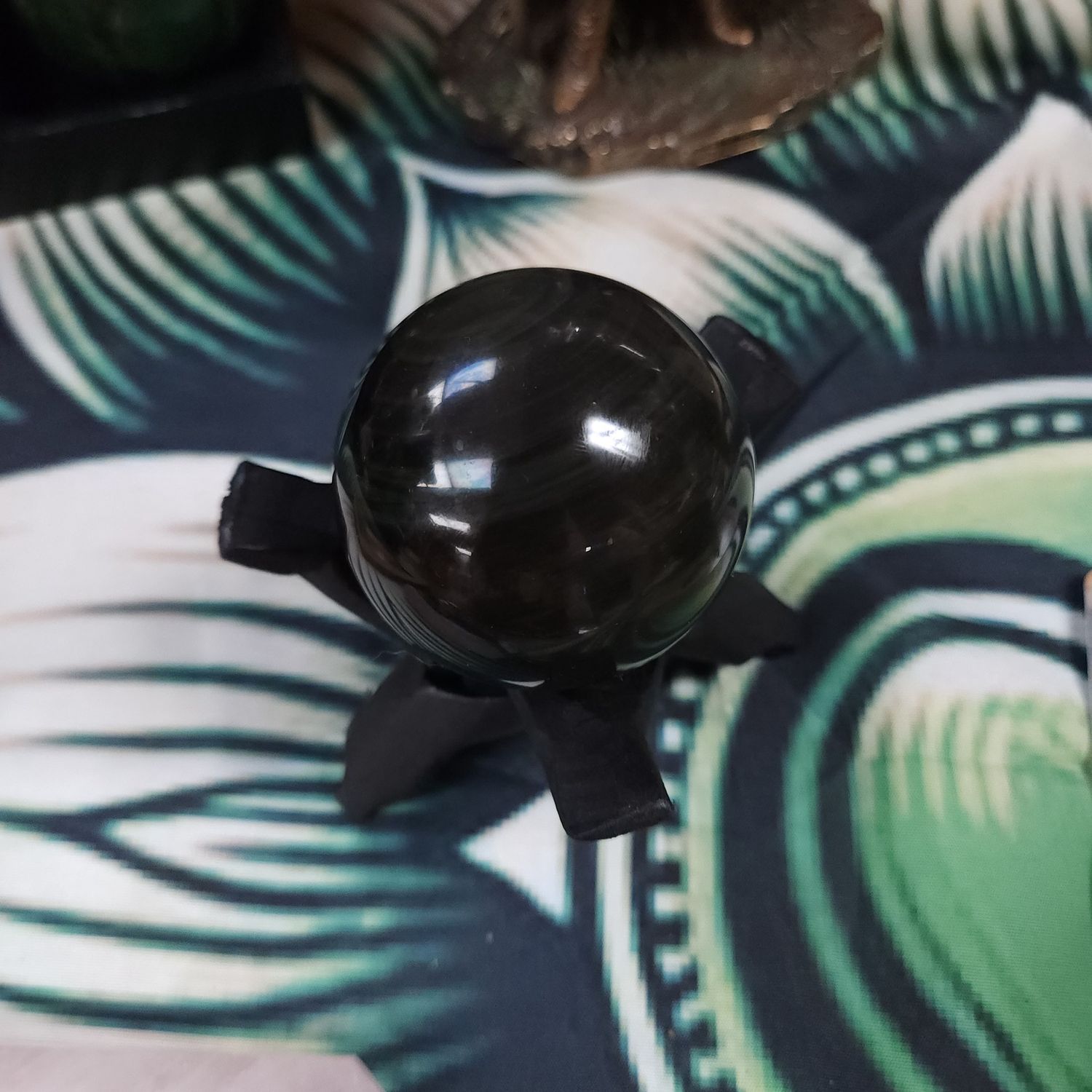60mm Rainbow Obsidian Sphere