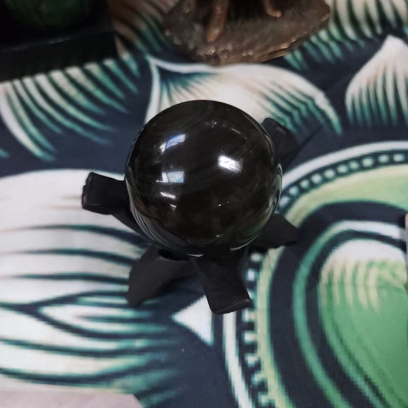 60mm Rainbow Obsidian Sphere