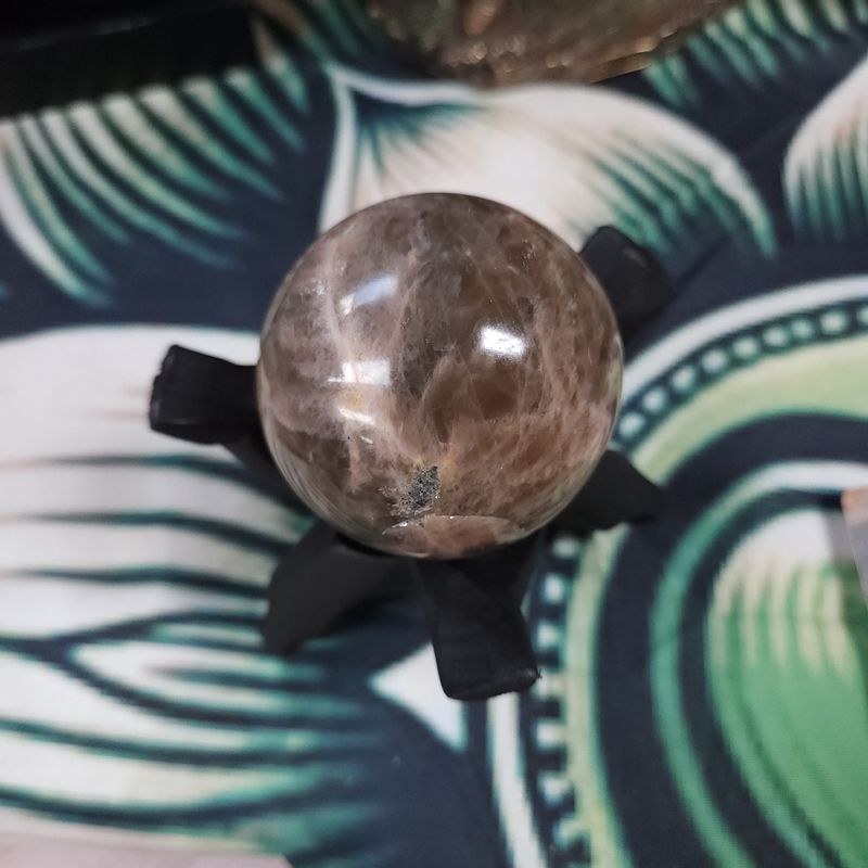 Black Moonstone Sphere 56mm