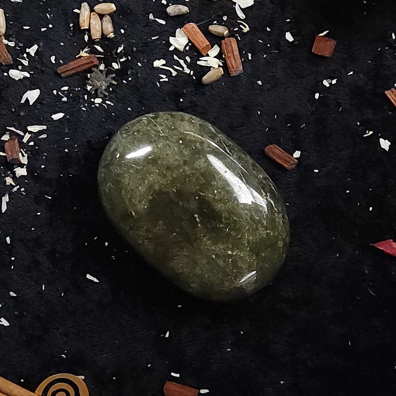 Vesuvianite Palm Stone
