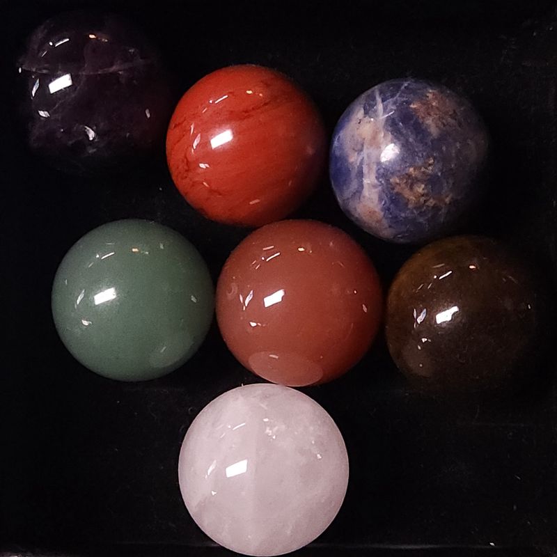 Chakra Mini Sphere Set