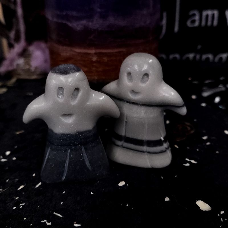 Tai Chi Stone Ghost Carving — 2.15"