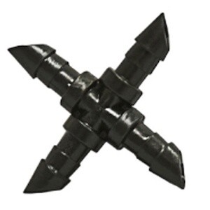 Barbed Cross 1/4&quot; (10/Pack)