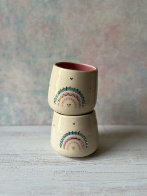 Mate arcoíris con oro