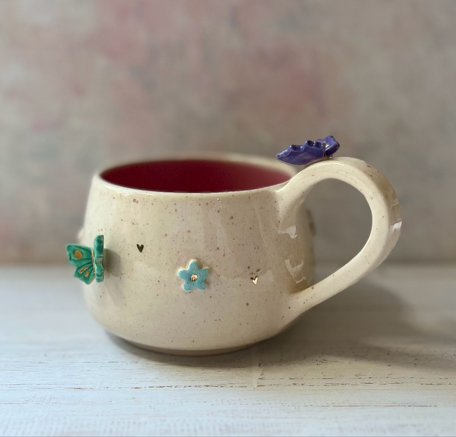 Taza mariposas