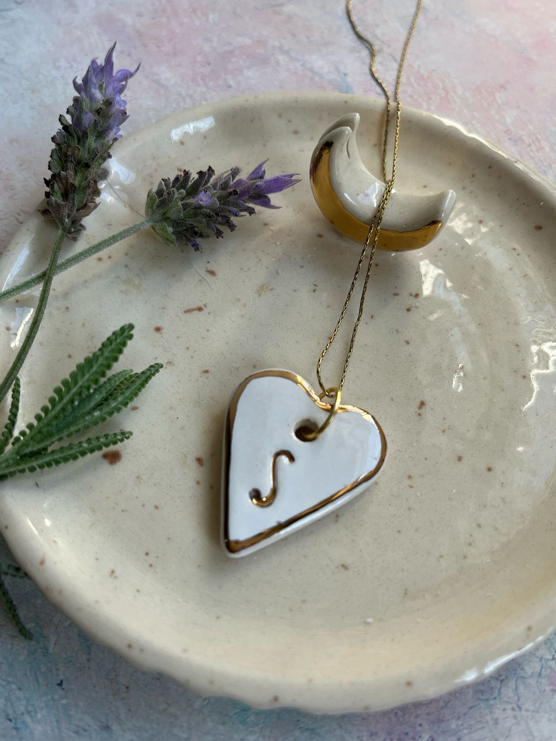 Dije Corazón con inicial personalizada