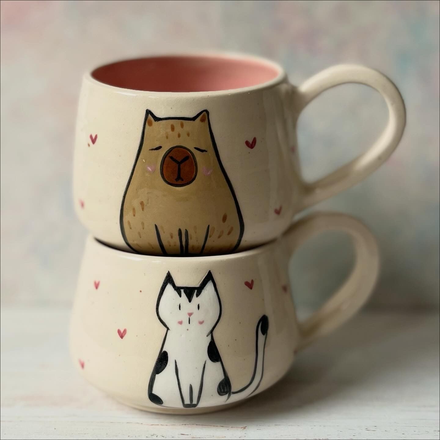 Taza con frase personalizada y dibujo