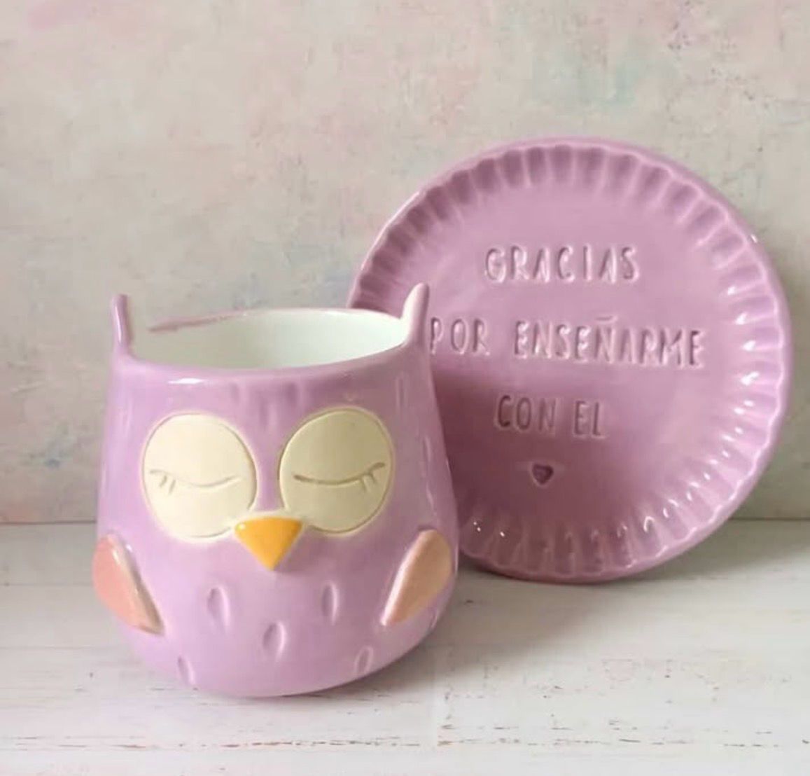 Kit pocillo animal y platito