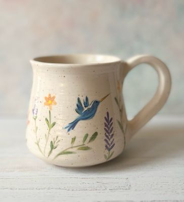 Taza colibrí