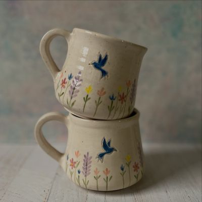 Taza colibrí