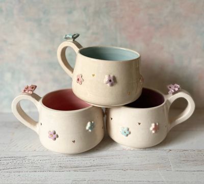 Taza mariposas