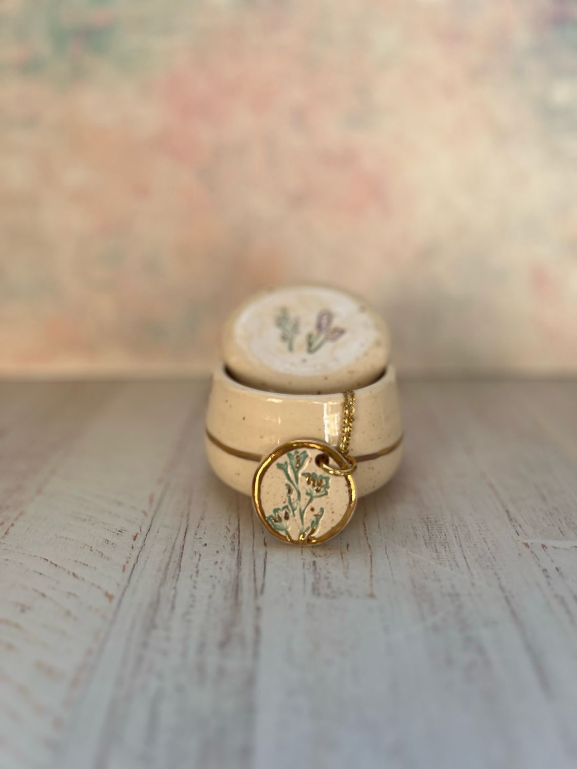 Kit alhajero y dije floral