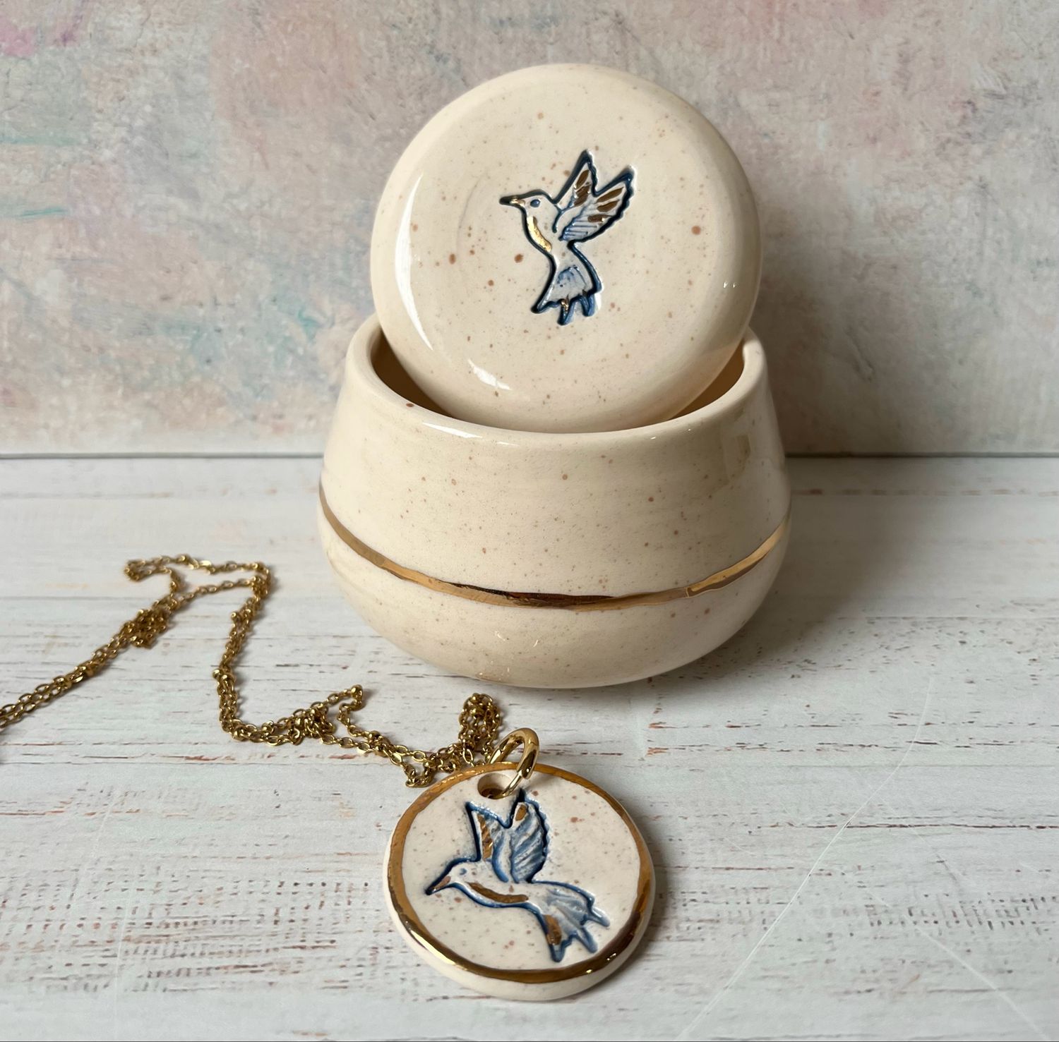 Kit alhajero y dije Colibrí