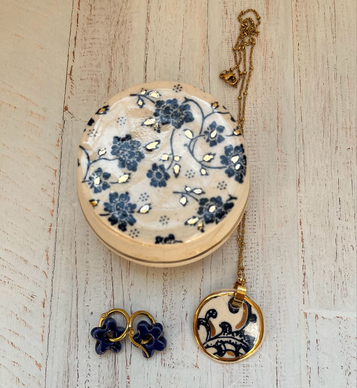 Kit alhajero, dije y aros