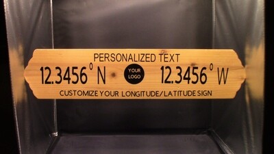 Custom Latitude/Longitude Sign