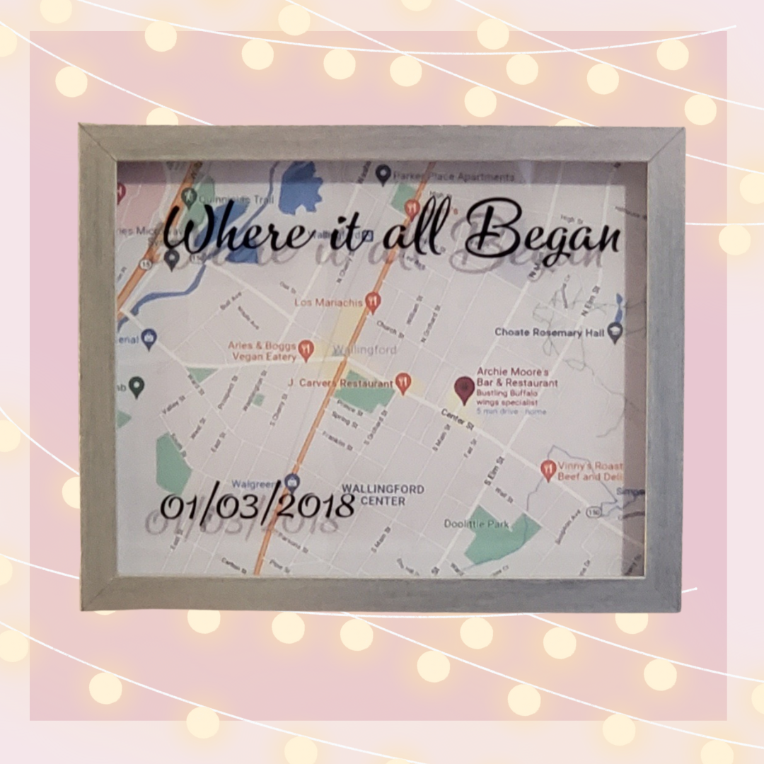 Custom Personalized Silver Frame