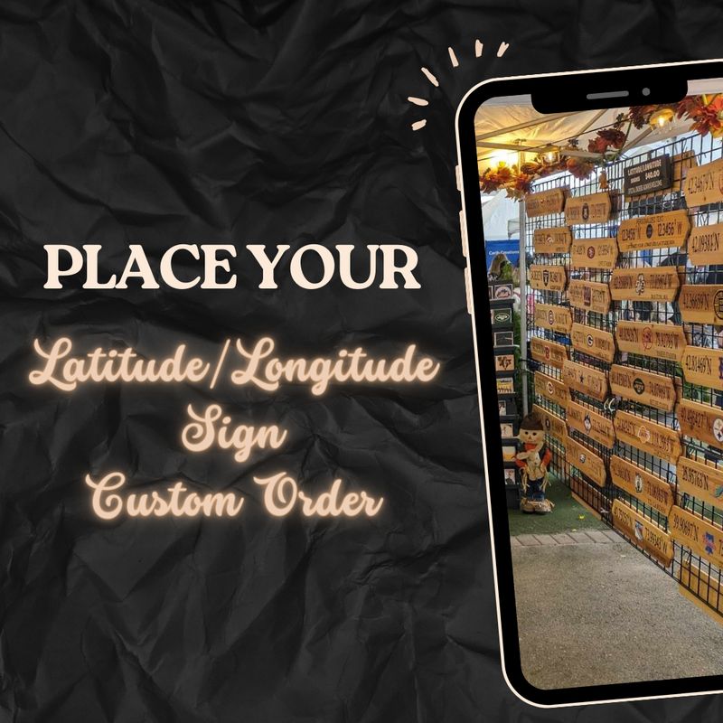 Custom Latitude/Longitude Sign