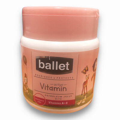 ballet Nourishes + Protects -active- Vitamin  Petroleum Jelly With Vitamins A + E